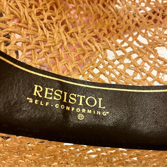 Vintage Resistol Stagecoach Straw Cowboy Hat Size 6-3/4 - Picture 8 of 12